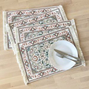 Turkish Print Design 4-Piece Placemats